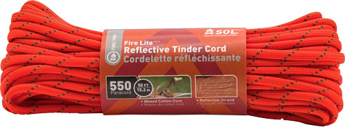 ARB SOL FIRE LITE REFLECTIVE - TINDER CORD 50' POLY 550