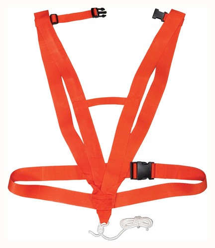 HS DEER DRAG DELUXE BODY - HARNESS STYLE SAFETY ORANGE