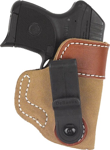 DESANTIS SOFT TUCK HOLSTER IWB - RH LEATHER GLK 2627 NATURAL
