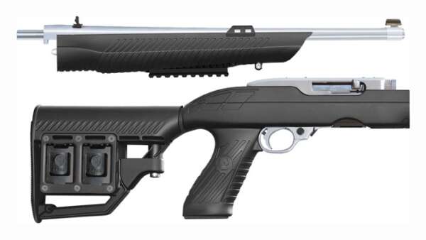 ADTAC RM-4 STOCK RUGER 10/22 - TAKE DOWN TACTICAL BLACK SYN
