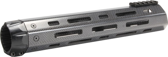 TACSTAR CARBON FIBER HANDGUARD - AR-15 12" M-LOK W/ SIGHT RAIL
