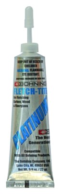 BOHNING GLUE FLETCH-TITE - PLATINUM 3/4OZ TUBE