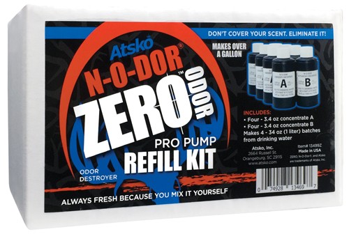 ATSKO ZERO N-O-DOR OXIDIZER - PRO PUMP REFILL KIT MAKES 1GAL