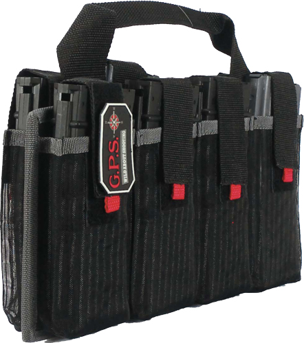 GPS AR MAGAZINE TOTE - HOLDS 8-AR STYLE MAGS BLACK