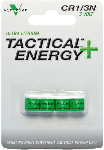 VIRIDIAN LITHIUM BATTERY 1/3N - 4-PACK FITS REACTOR