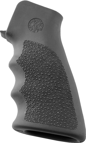 HOGUE AR-15 M-16 RUBBER GRIP - W/ FINGER GROOVES GREY