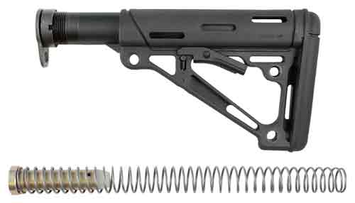 HOGUE AR-15 COLLAPSIBLE STOCK - BLACK MIL-SPEC W/BUFFER TUBE