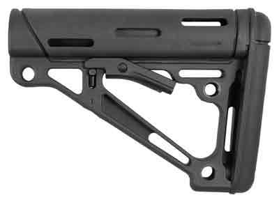 HOGUE AR-15 COLLAPSIBLE STOCK - BLACK RUBBER COMMERCIAL