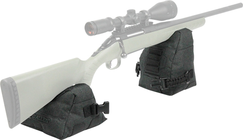 ALLEN ELIMINATOR SHOOTING BAGS - FRONT & REAR GREY/BLACK