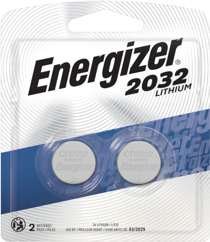 ENERGIZER LITHIUM BATTERIES - 2032 2-PACK