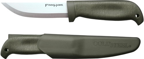COLD STEEL FINN HAWK 4" CURVED - BELLY BLADE W/ SECURE-EX SHTH