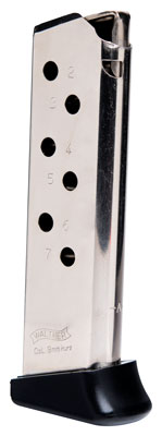 WALTHER MAGAZINE PPK/S 380ACP - 7RD FINGER REST NICKEL