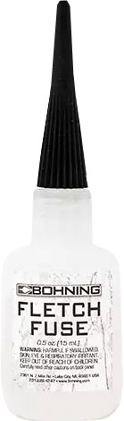BOHNING GLUE FLETCH FUSE - 1/2OZ BOTTLE