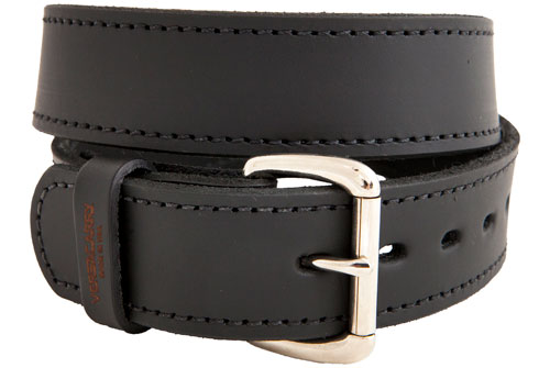 VERSACARRY DOUBLE PLY LEATHER - BELT 40"X1.5" HEAVY DUTY BLK