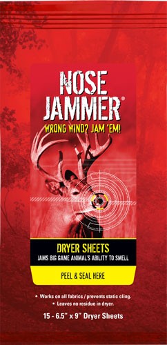 NOSE JAMMER DRYER SHEETS W/ - NOSE JAMMER FORMULA