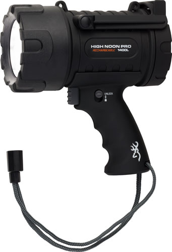 BROWNING HIGH NOON LED SPOTLT - 100-1400 LUMENS RECHARGEABLE