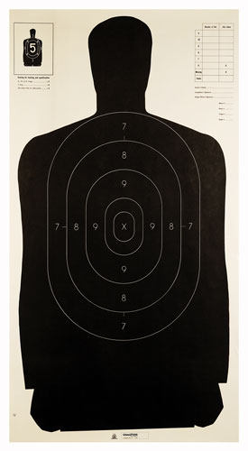 CHAMPION TGT PAPER 24"X45" - B27 POLICE TARGET 100PK