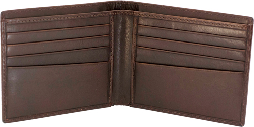 CAMELEON S&W MEN'S BI-FOLD - WALLET BROWN