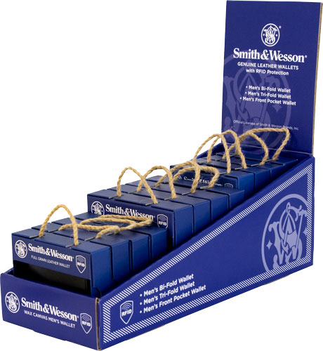 CAMELEON S&W GENUINE LEATHER - WALLET DISPLAY 12PC