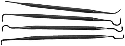 TIPTON CLEANING PICK SET - 4-PIECE POLYMER