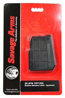 SAVAGE MAGAZINE MODEL 25 - 17 HORNET 4RD SYNTHETIC MATTE