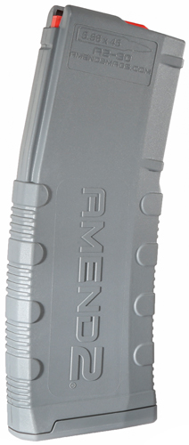 AMEND2 AR-15 MAGAZINE 5.56X45 - 30RD POLYMER GRAY