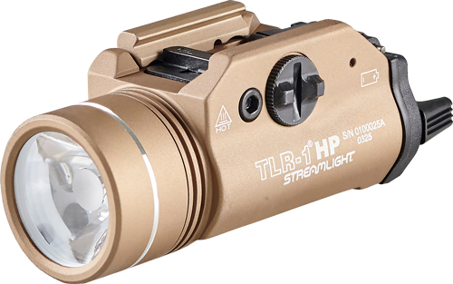 STREAMLIGHT TLR-1 HP GUN LIGHT - W/RAIL MOUNT WHITE LED FDE