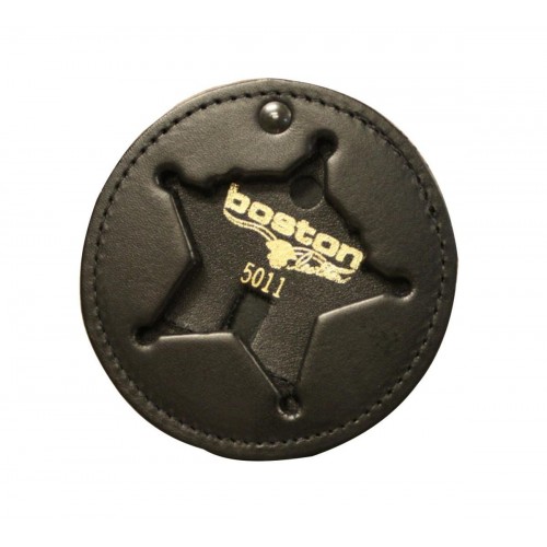 3.75 Circle Recessed Badge Holder with Clip