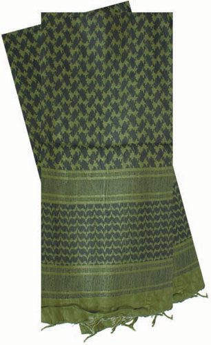 RED ROCK SHEMAGH HEAD WRAP - OD/BLACK