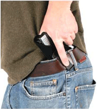 BLACKHAWK INSIDE PANTS #02 LH - S&W K/L & SIMILAR 4" BLACK