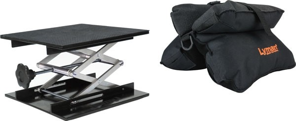 LYMAN SHOOTING BENCH BAG JACK - & MATCH BAG COMBO