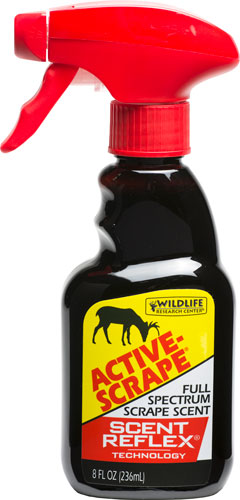 WRC DEER LURE ACTIVE SCRAPE - 8FL OZ. SPRAY BOTTLE