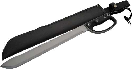 SZCO RITE EDGE 19" RUBBER GRIP - MACHETE 24.75" OVERALL LENGTH