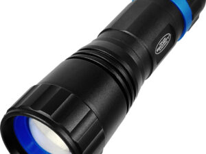 PSF SCOPE FLASHLIGHT WHITE 750 - LUM 4AAA BATTERIES 3 MODES