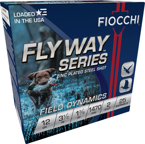 FIOCCHI FLYWAY 12GA 3.5" - 1-3/8OZ #2 1470FPS 25RD 10BX/C