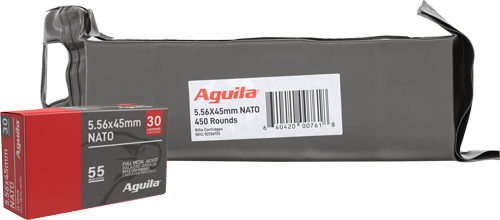AGUILA 5.56X45 55GR FMJ 450RD - BATTLE PACKS 5/BATTLE PER CASE