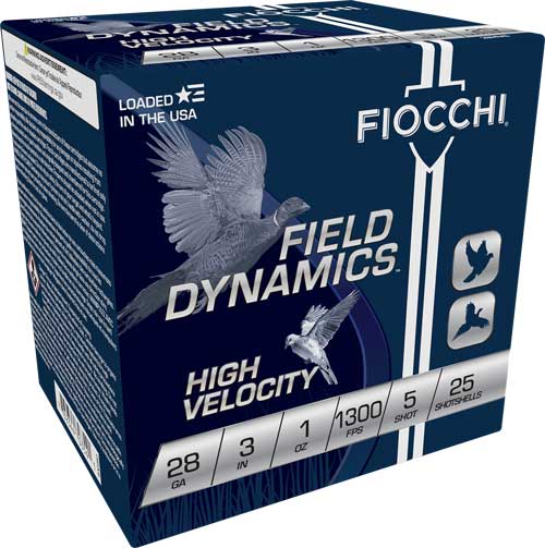 FIOCCHI 28GA 3" 1OZ #5 1300FPS - 25RD 10BX/CS
