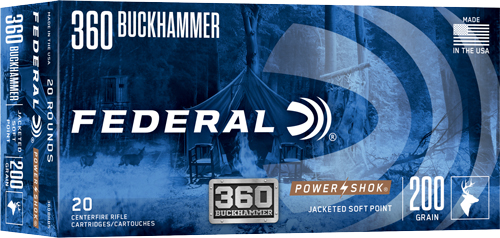 FEDERAL POWER-SHOK 360 - BUCKHAMMER 200G SP 20RD 10BX/C