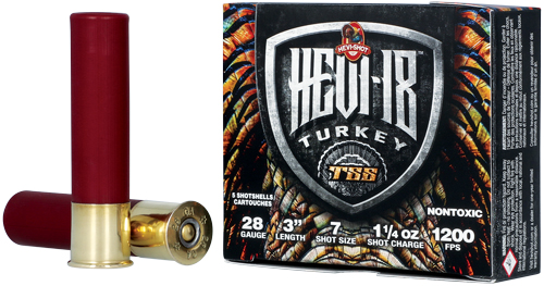 HEVI-SHOT HEAVY 18 TSS 28GA - 3" 1-1/4OZ #7 5RD 10BX/CS