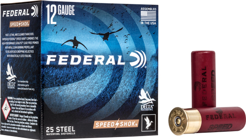 FEDERAL SPEED SHOK 12GA 3" - 1-1/4OZ #2 1450FPS 25RD 10BX/C