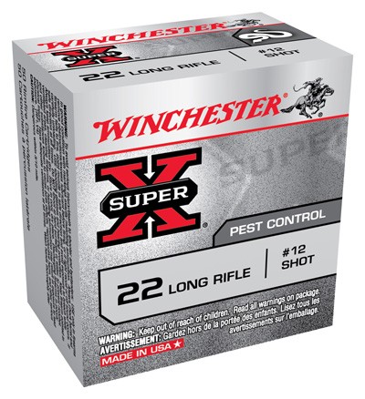 WINCHESTER SUPER-X SHOTSHELL - 22LR #12 SHOT 50RD 100BX/CS