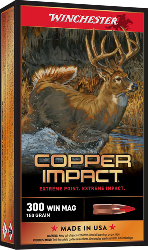 WINCHESTER COPPER IMPACT 300 - WIN MAG 150GR 20RD 10BX/CS