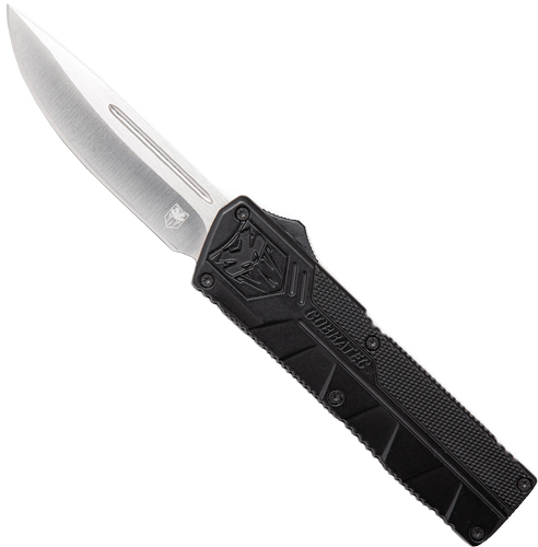 COBRATEC LIGHTWEIGHT OTF - BLACK 3.25" DROP POINT