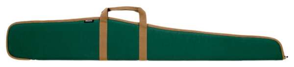 BULLDOG SHOTGUN CASE 52" GREEN - W/ TAN TRIM 5/8" PADDING
