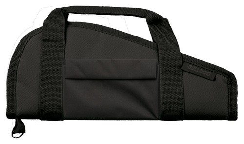 BULLDOG PISTOL CASE 18" BLACK - ACCESSORY POCKET & CARRY STRAP