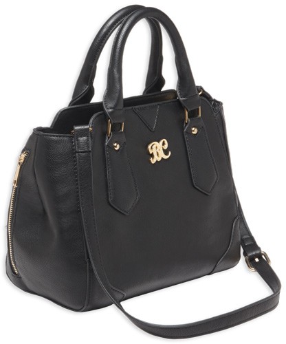 BULLDOG CONCEALED CARRY PURSE - SATCHEL BLACK W/BLACK TRIM