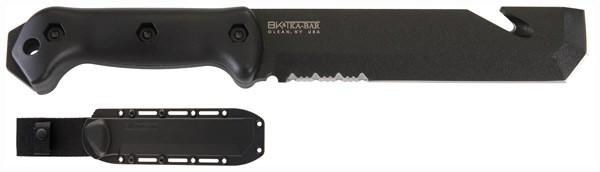 KA-BAR BECKER TAC TOOL - 7" SERRATED W/PLASTIC SHEATH