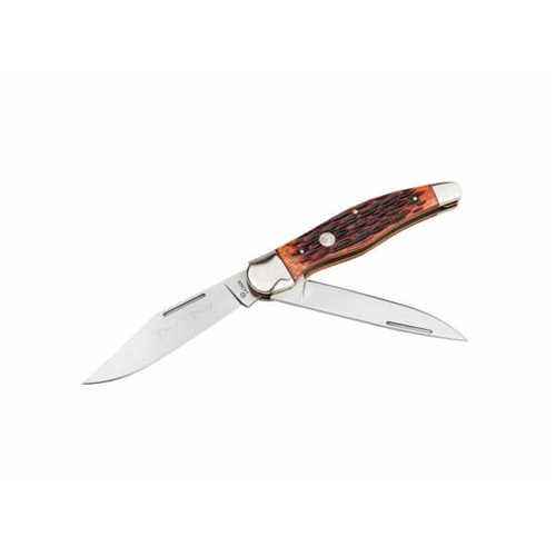 BOKER TRADITIONAL SERIES 2.0 FOLDING HUNTER JIGGED BROWN
