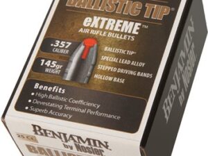 BENJAMIN 357 CALIBER PELLETS - 145 GRAIN NOSLER BT 25 PACK