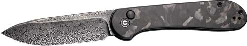 CIVIVI KNIFE ELEMENTUM 3.47" - MARBLE CARBON FIBER/BLK STNWSH